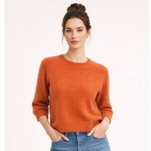 NAADAM Orange Cashmere Sweater